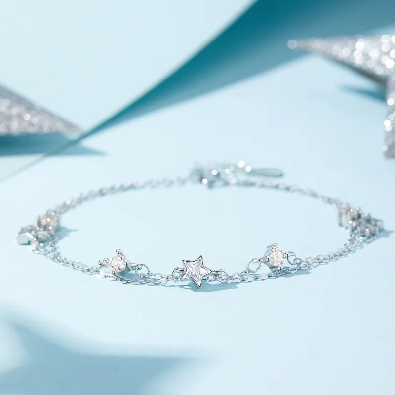 Lao Feng Xiang S925 Silver Bracelets Women's-2
