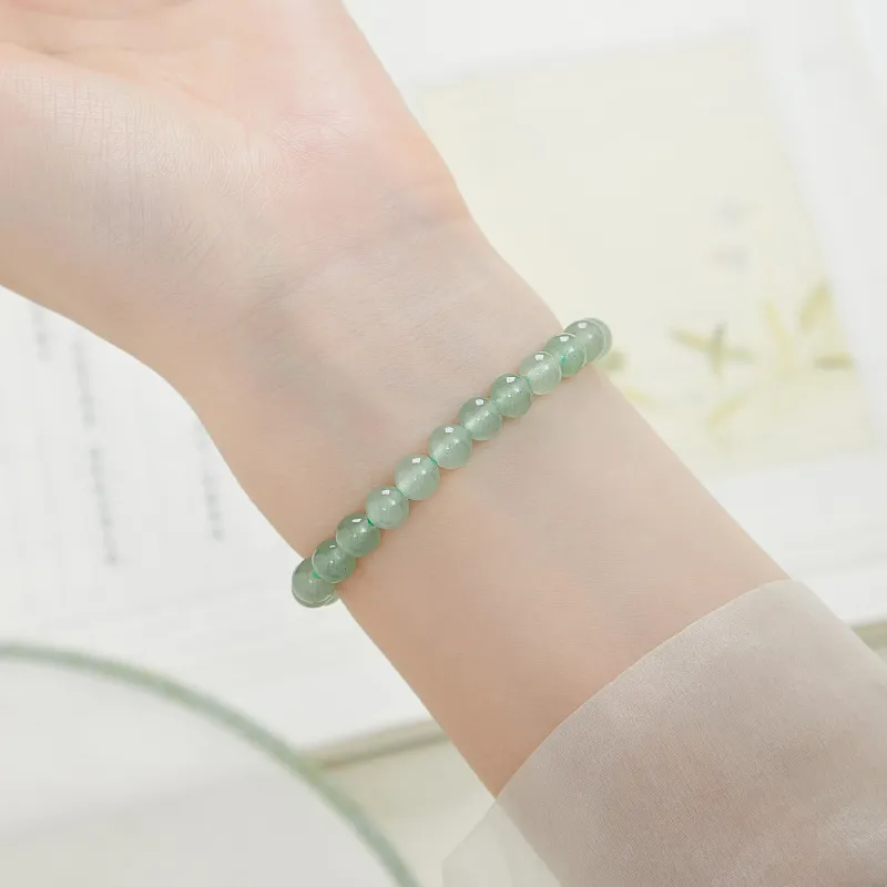 Lao Feng Xiang Natural Aventurine Bracelets Women's-3
