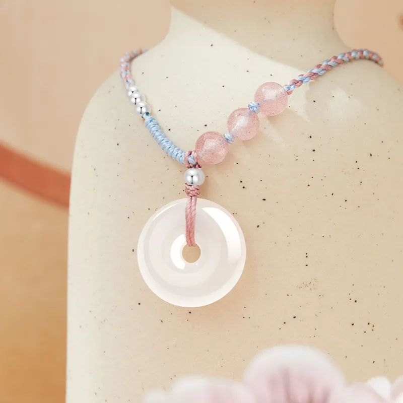 Lao Feng Xiang Chalcedony Necklaces Women's-6