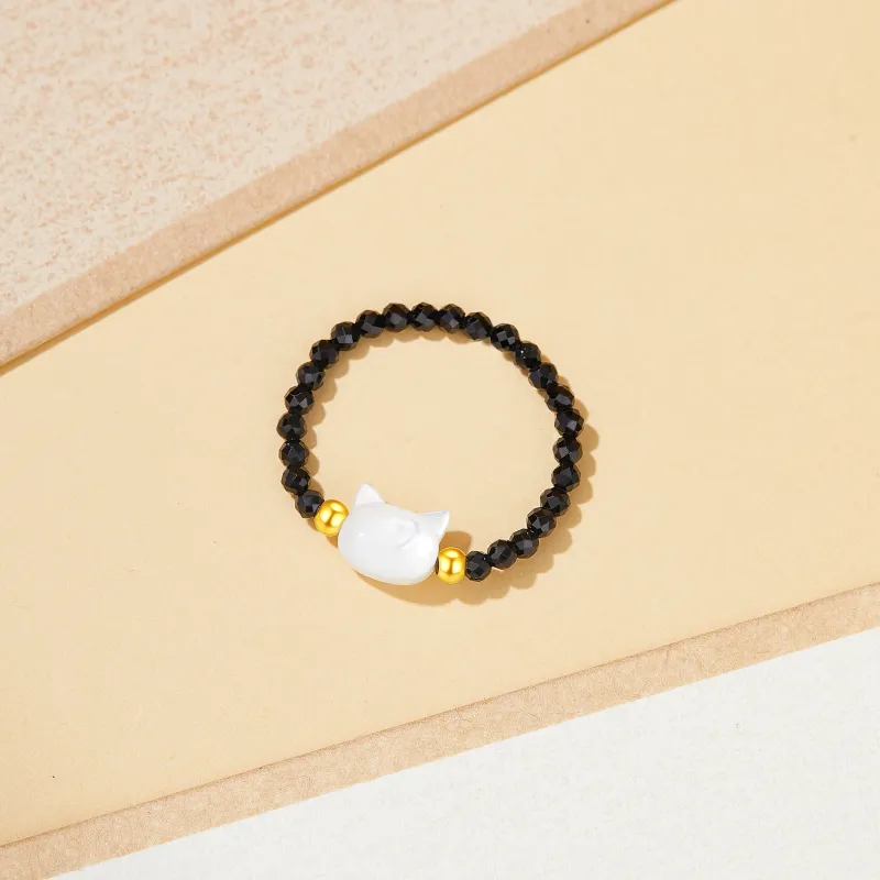 Lao Feng Xiang S925 Silver Rings Women's-6