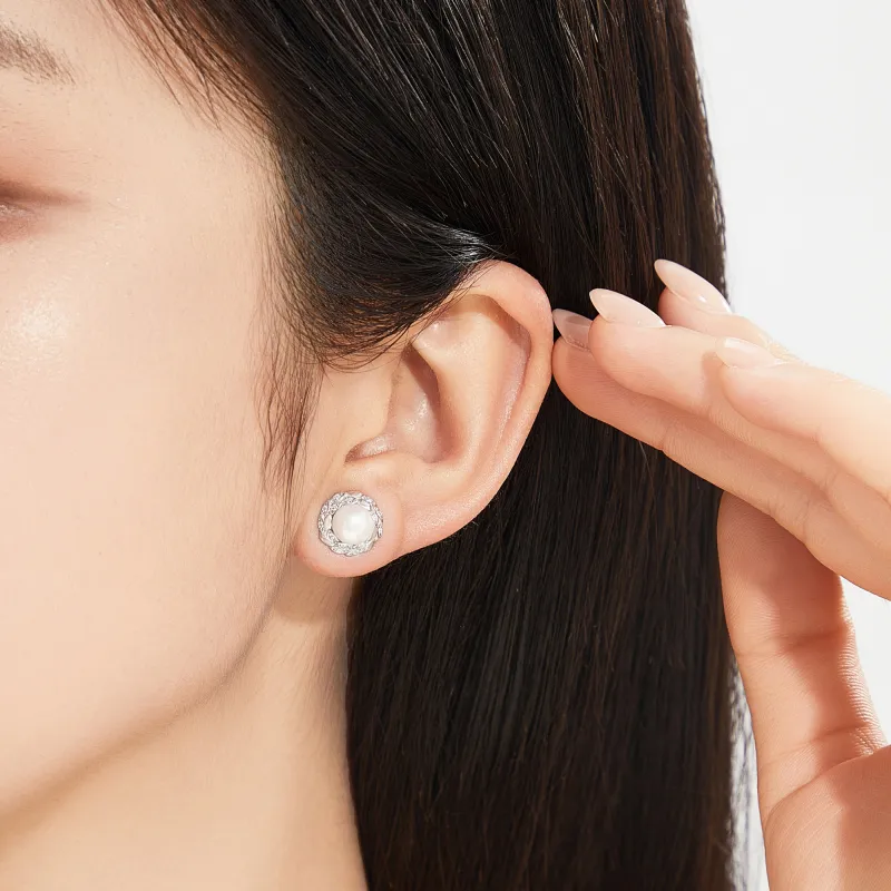 Lao Feng Xiang S925 Silver Earrings Women's-21