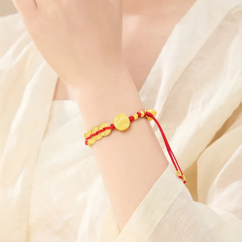 Lao Feng Xiang S925 Silver Bangles Women's-3