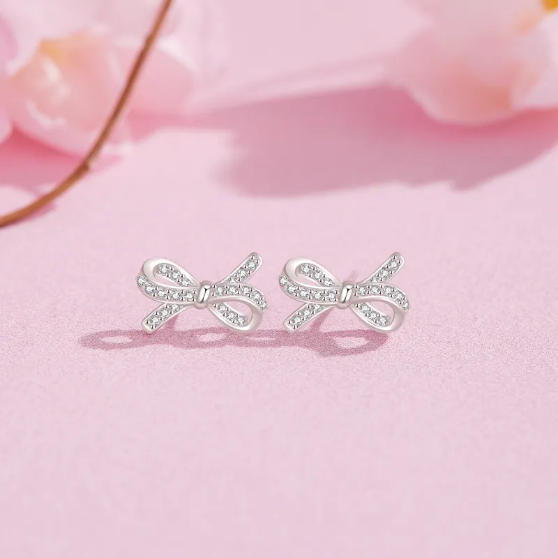 Lao Feng Xiang S999 Fine Silver Earrings Women's-3