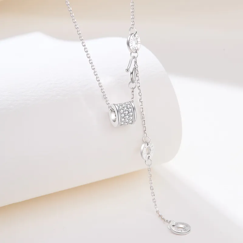 Lao Feng Xiang S999 Fine Silver Necklaces Women's-4