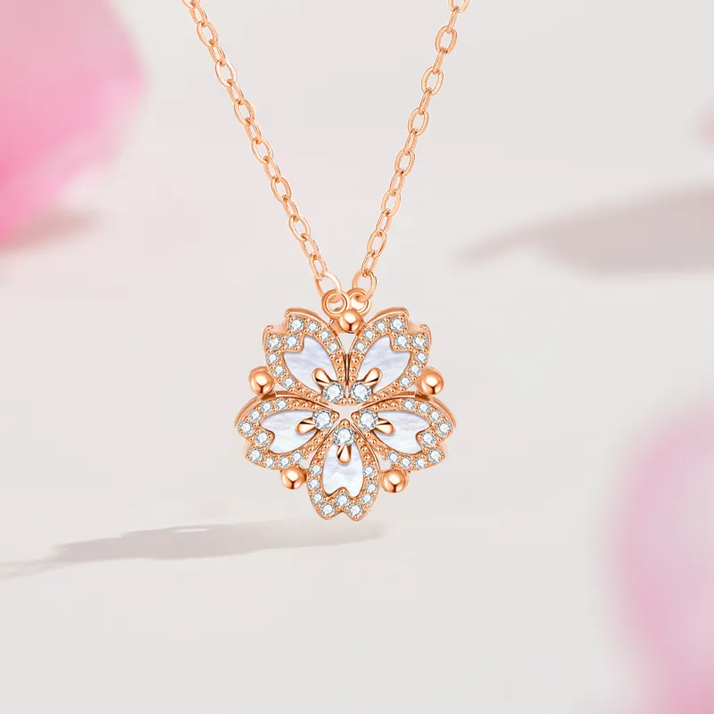 Lao Feng Xiang S925 Silver Necklaces Women's-12