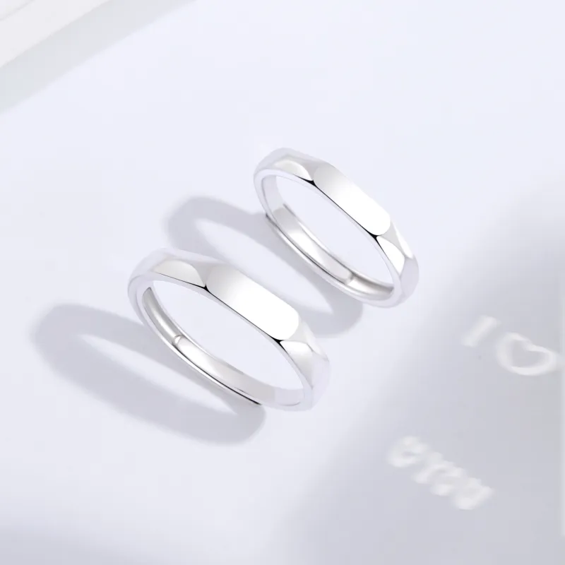 Lao Feng Xiang S925 Silver Rings Unisex-2