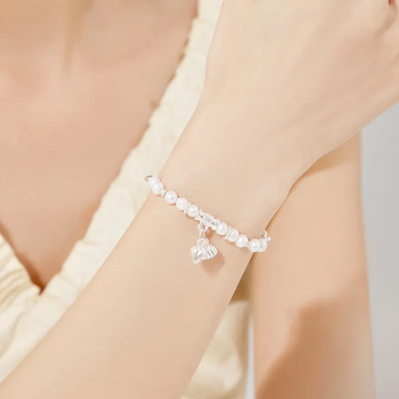 Lao Feng Xiang Pearl Bangles Women's-4
