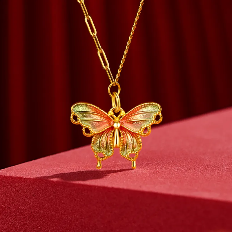Lao Feng Xiang Pearl Necklaces Women's-2