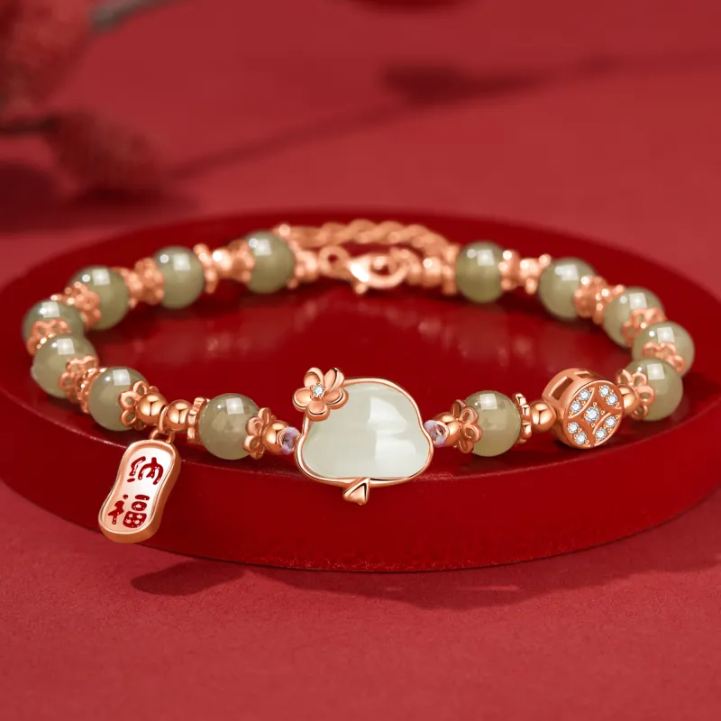 Lao Feng Xiang S925 Sterling Silver Bracelets Women's-8