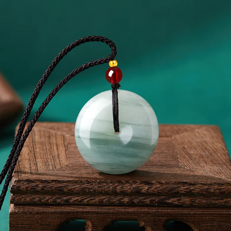 Lao Feng Xiang Tianshan Jade Necklaces Unisex-4