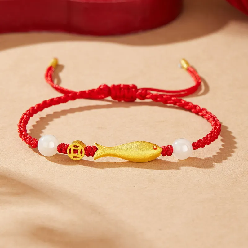 Lao Feng Xiang 999 Fine Silver Bracelets Unisex-9
