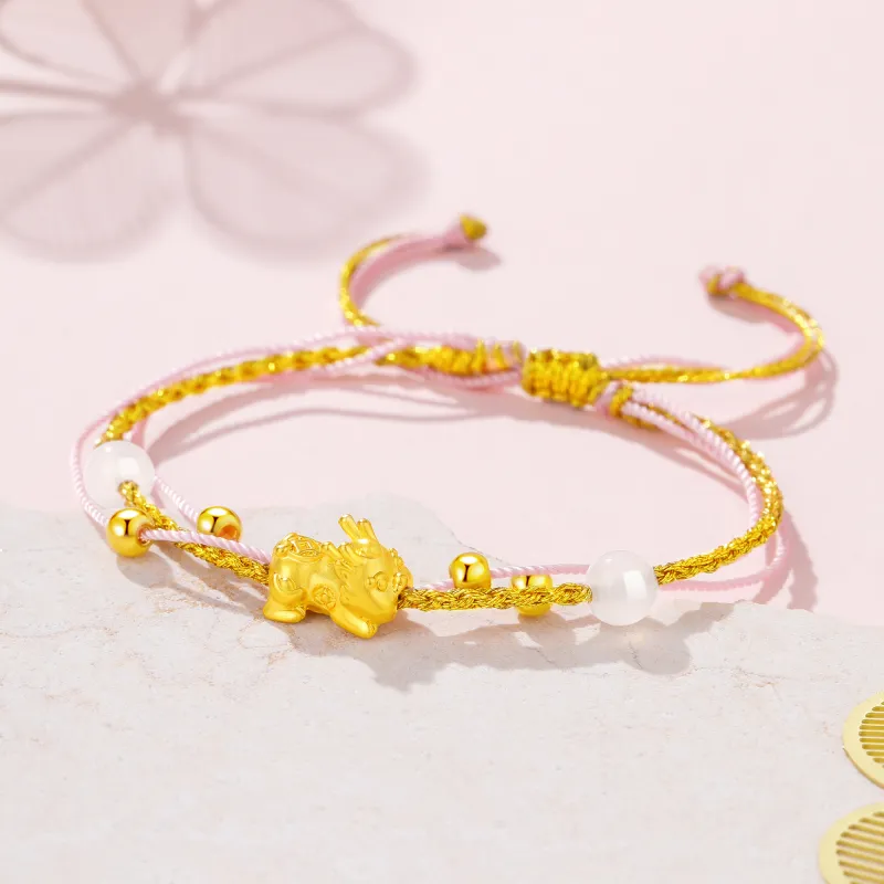 Lao Feng Xiang 925 Sterling Silver Bracelets Women's-3