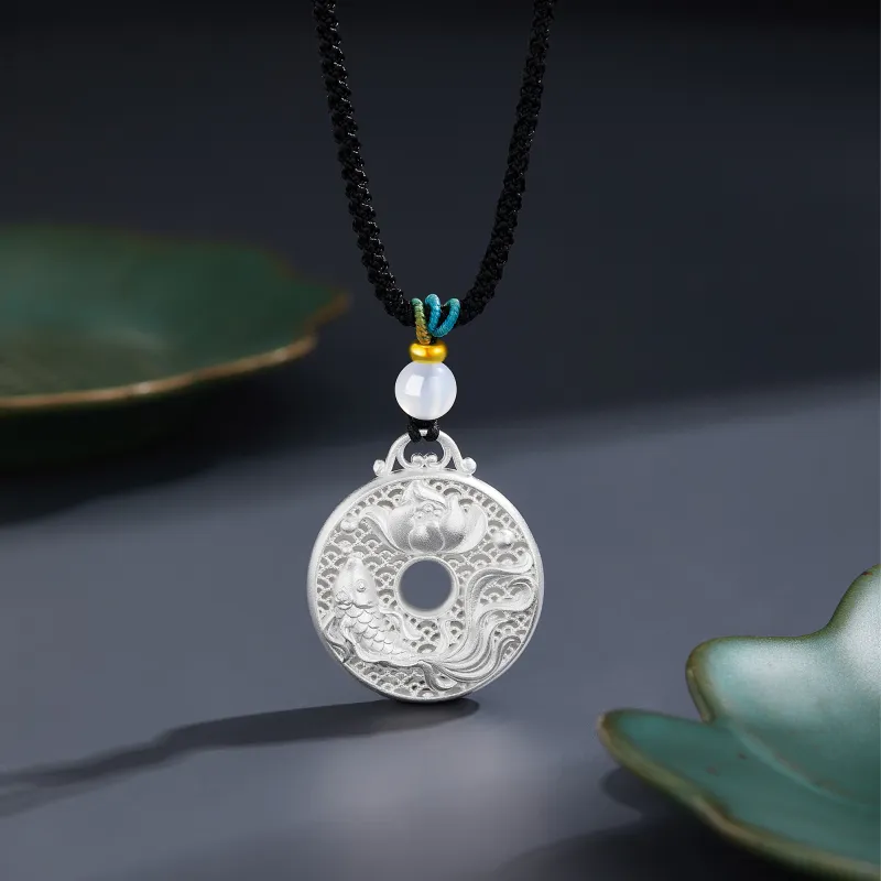 Lao Feng Xiang 999 Fine Silver Necklaces Unisex-2