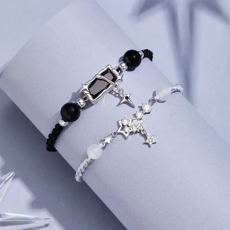 Lao Feng Xiang Natural Chalcedony Bracelets Unisex-11