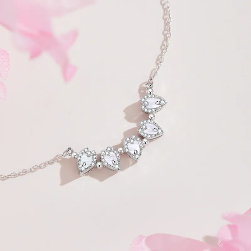Lao Feng Xiang S925 Silver Necklaces Women's-3