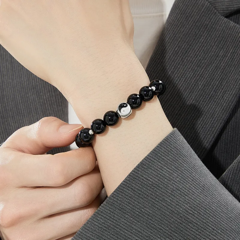 Lao Feng Xiang Agate Bracelets Unisex-6