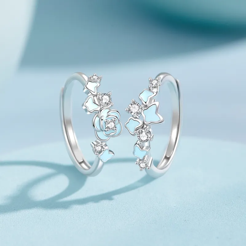 Lao Feng Xiang S925 Silver Rings Unisex-8