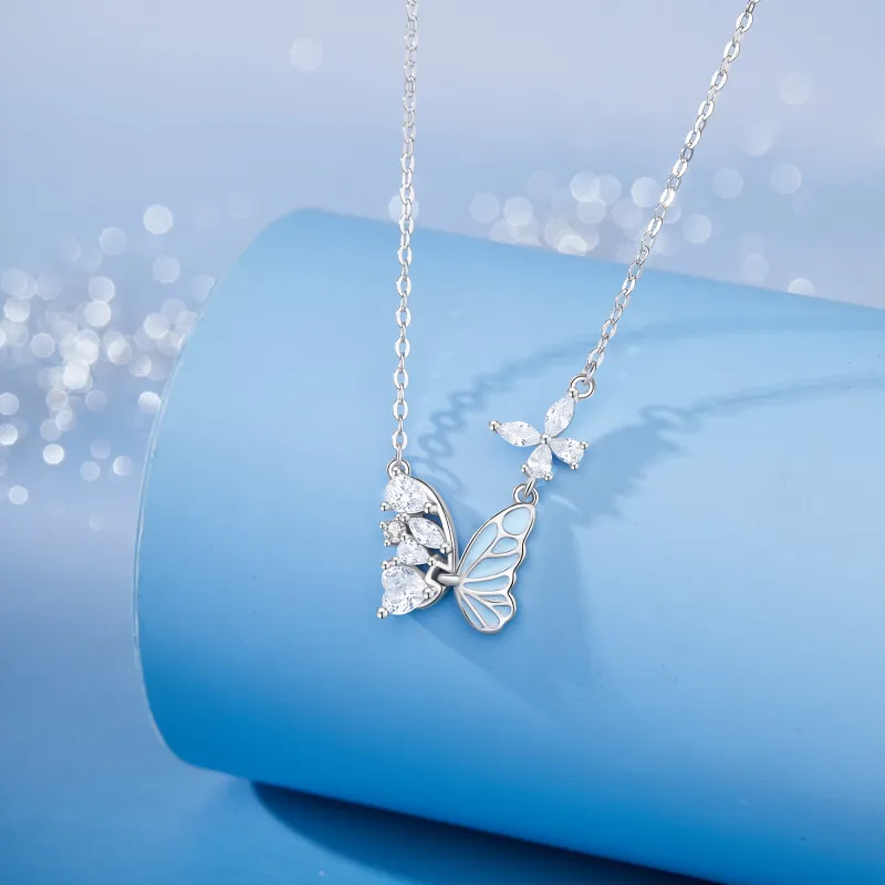 Lao Feng Xiang 925 Sterling Silver Necklaces Women's-7