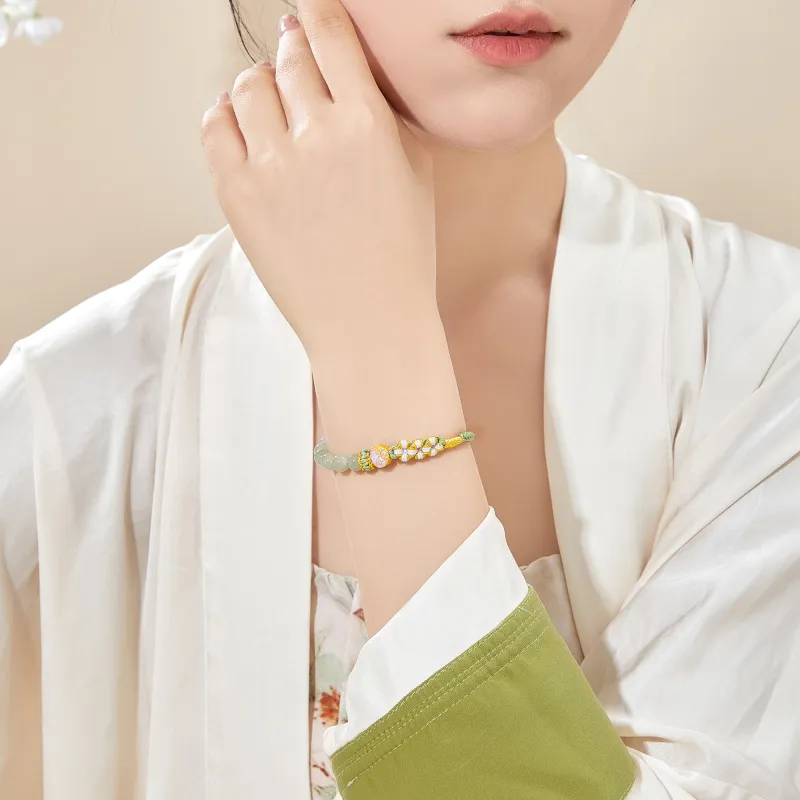 Lao Feng Xiang Chalcedony Bracelets Unisex-1