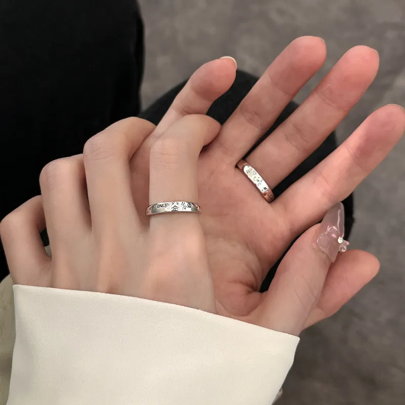 Lao Feng Xiang 999 Fine Silver Rings Unisex-6
