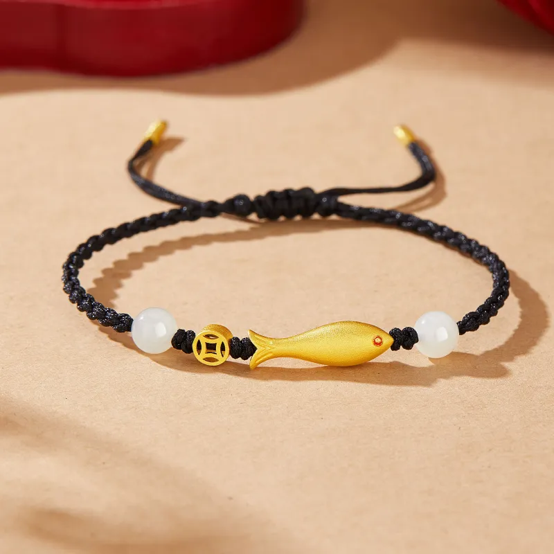 Lao Feng Xiang 999 Fine Silver Bracelets Unisex-5
