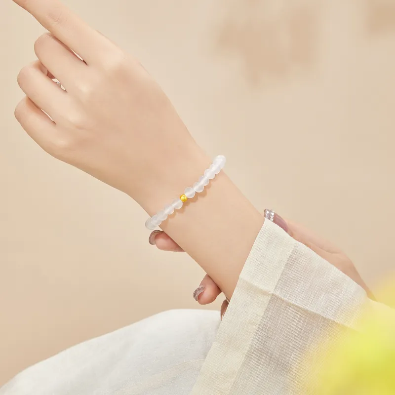 Lao Feng Xiang Agate Bracelets Women's-2