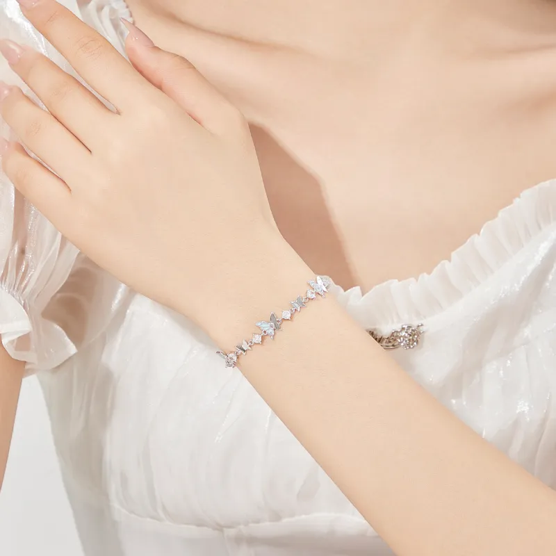 Lao Feng Xiang S925 Silver Bracelets Women's-6
