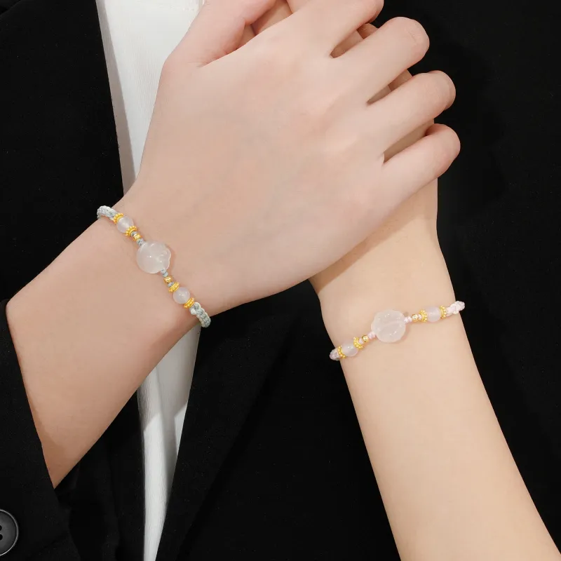 Lao Feng Xiang Chalcedony Bracelets Unisex-4