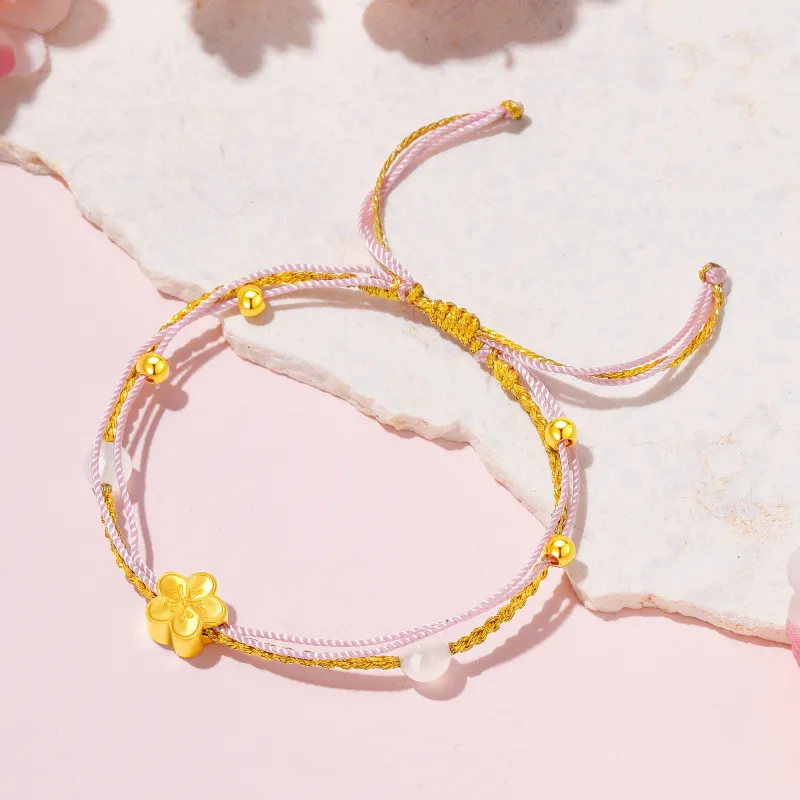 Lao Feng Xiang 925 Sterling Silver Bracelets Women's-4