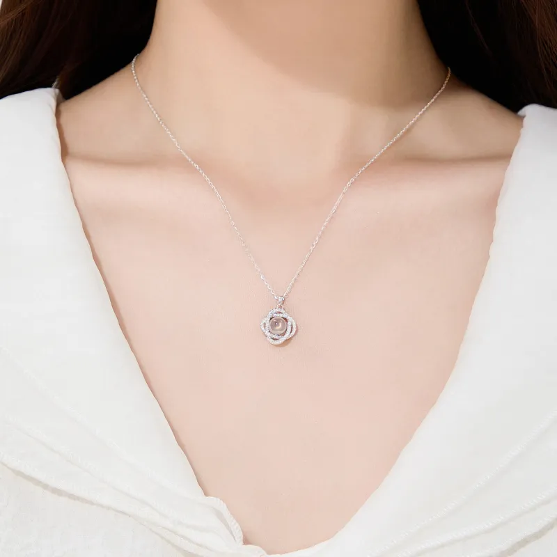 Lao Feng Xiang Natural Chalcedony Necklaces Women's-6