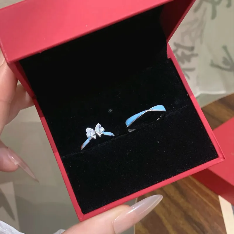 Lao Feng Xiang S925 Silver Rings Women's-6