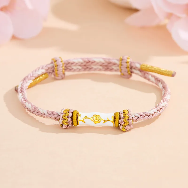 Lao Feng Xiang S925 Silver Bracelets Unisex-13