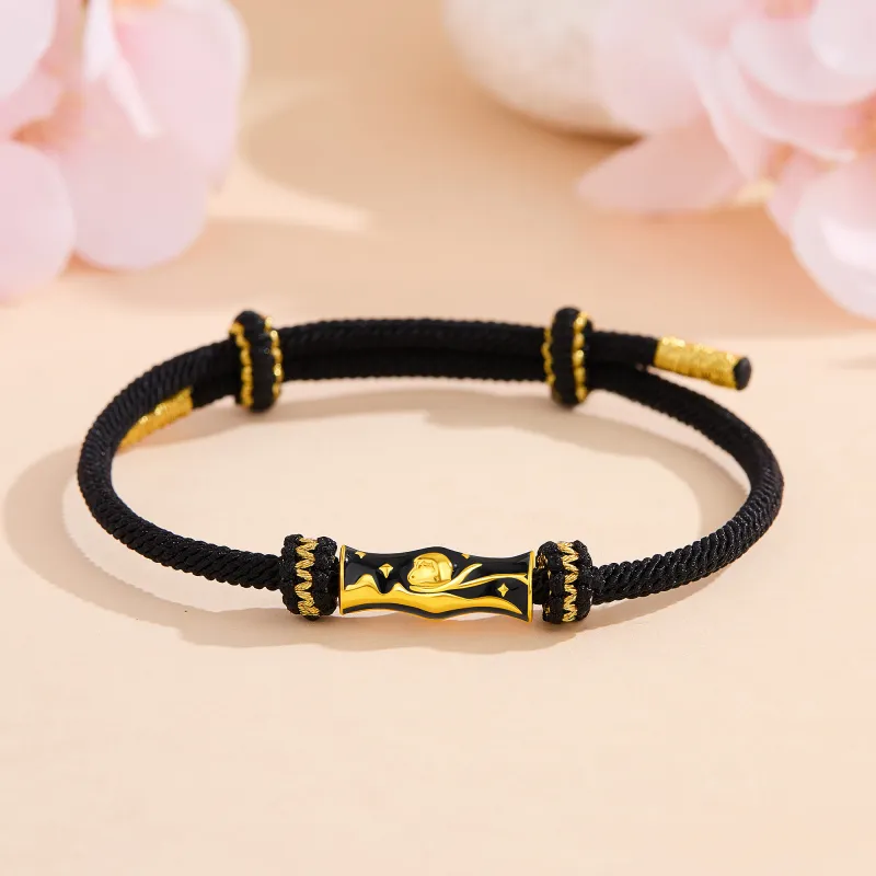 Lao Feng Xiang S925 Silver Bracelets Unisex-6