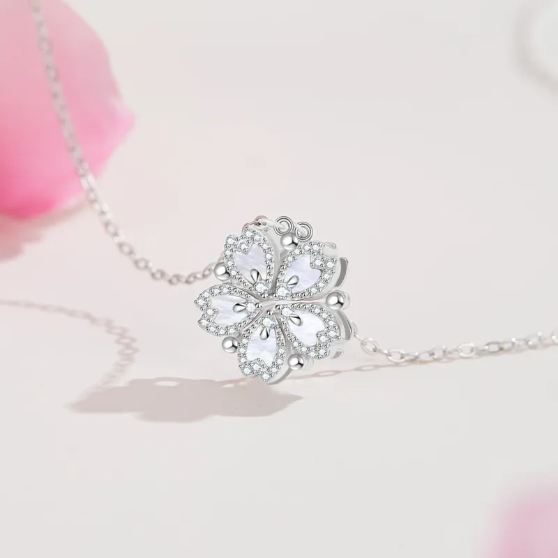 Lao Feng Xiang S925 Silver Necklaces Women's-1