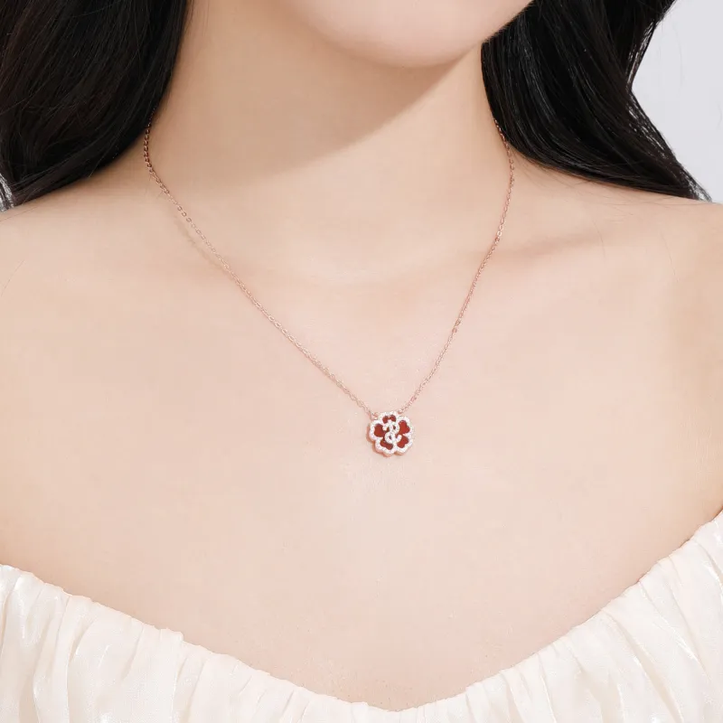 Lao Feng Xiang Agate Necklaces Women's-10