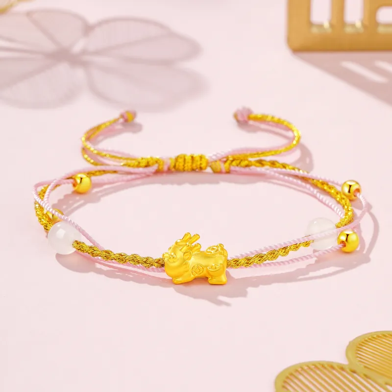 Lao Feng Xiang 925 Sterling Silver Bracelets Women's-1