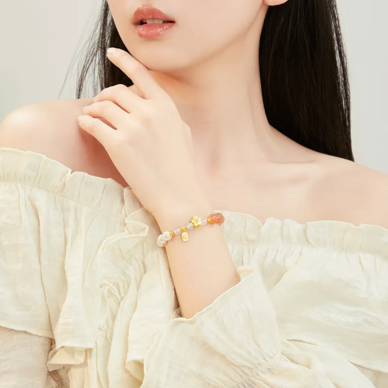 Lao Feng Xiang S999 Fine Silver Bracelets Women's-3