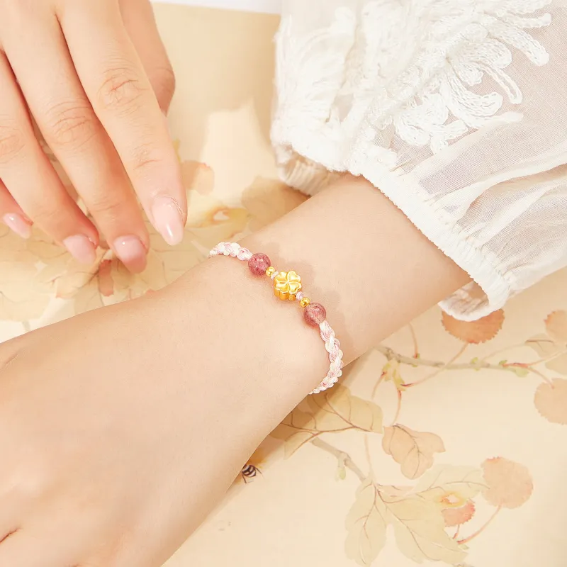 Lao Feng Xiang S925 Silver Bracelets Women's-5