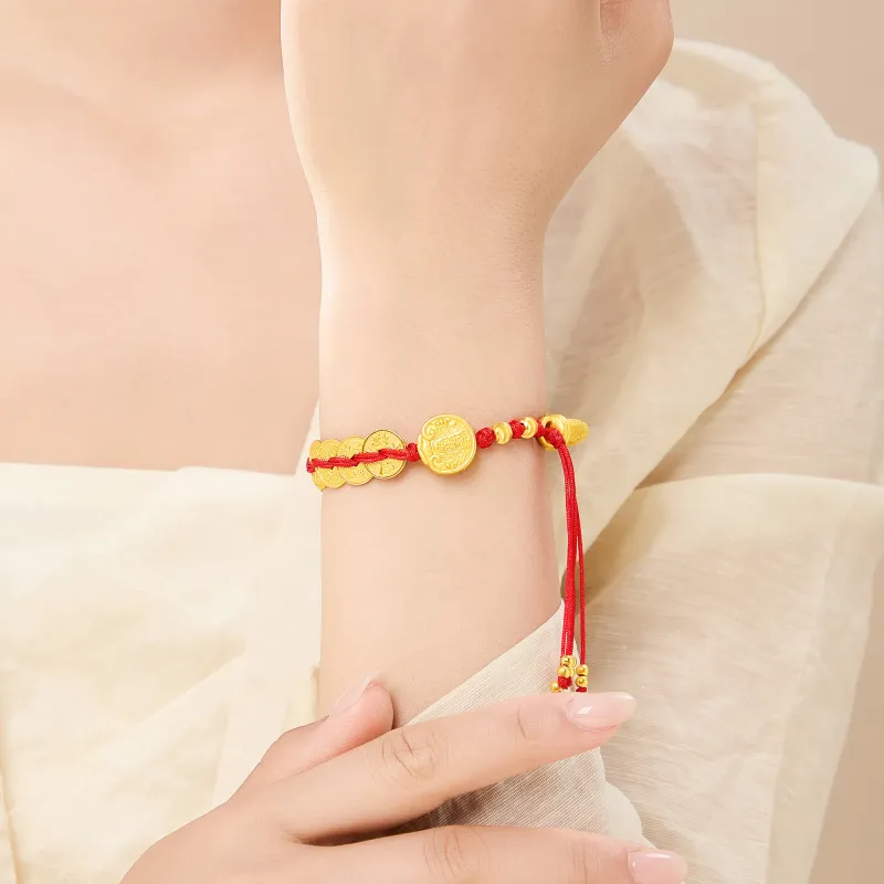 Lao Feng Xiang S925 Silver Bangles Women's-1