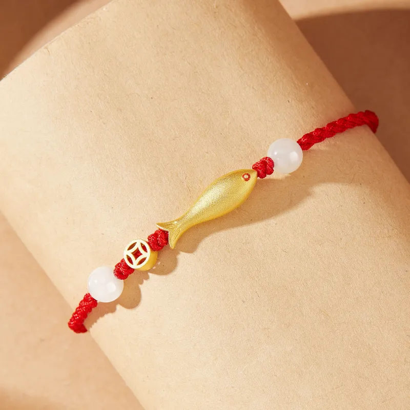 Lao Feng Xiang 999 Fine Silver Bracelets Unisex-11
