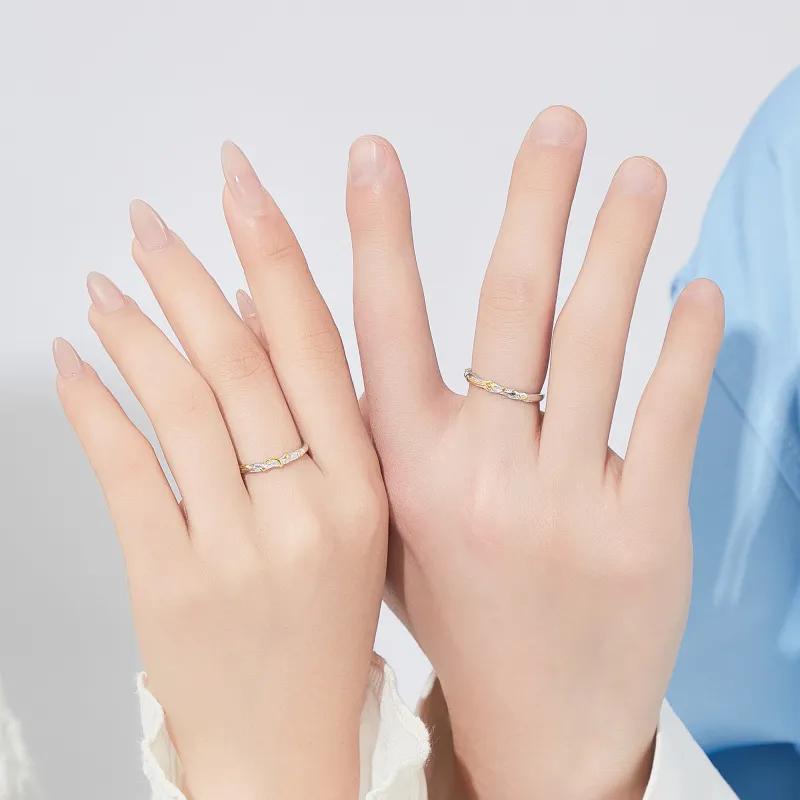 Lao Feng Xiang 925 Sterling Silver Rings Unisex-5
