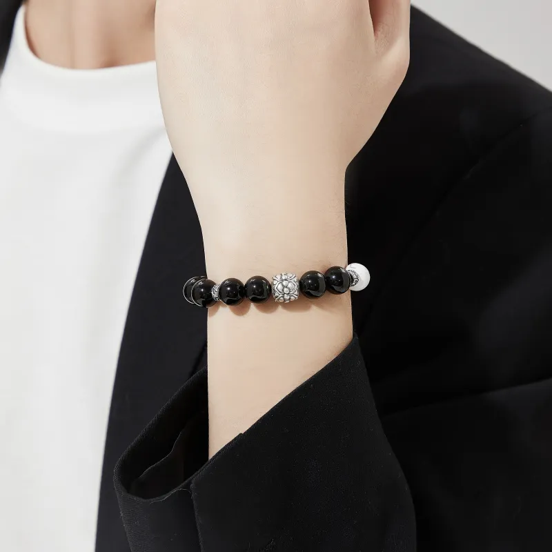 Lao Feng Xiang 999 Fine Silver Bracelets Men's-2