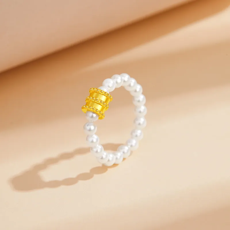 Lao Feng Xiang Gold Rings Women's-1