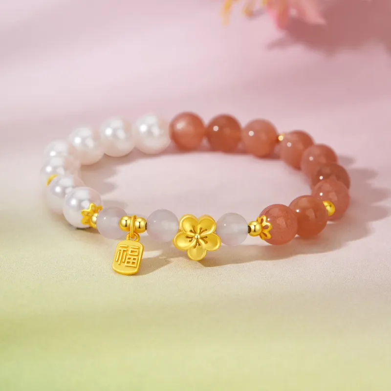 Lao Feng Xiang S999 Fine Silver Bracelets Women's-2