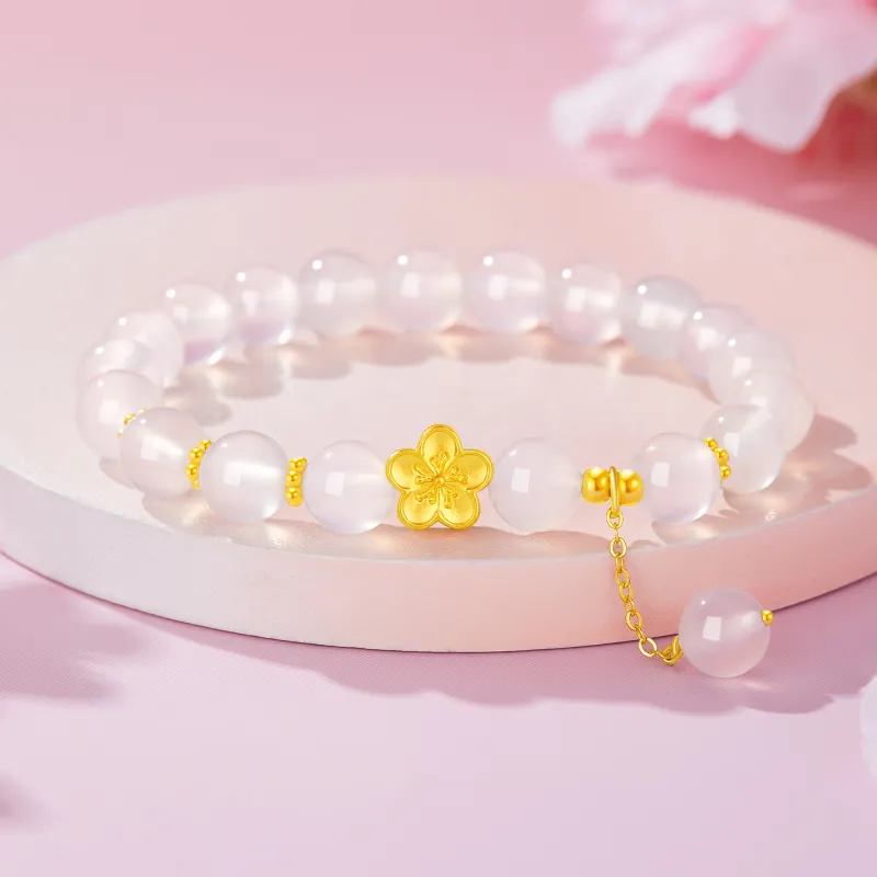 Lao Feng Xiang Chalcedony Bracelets Women's-1