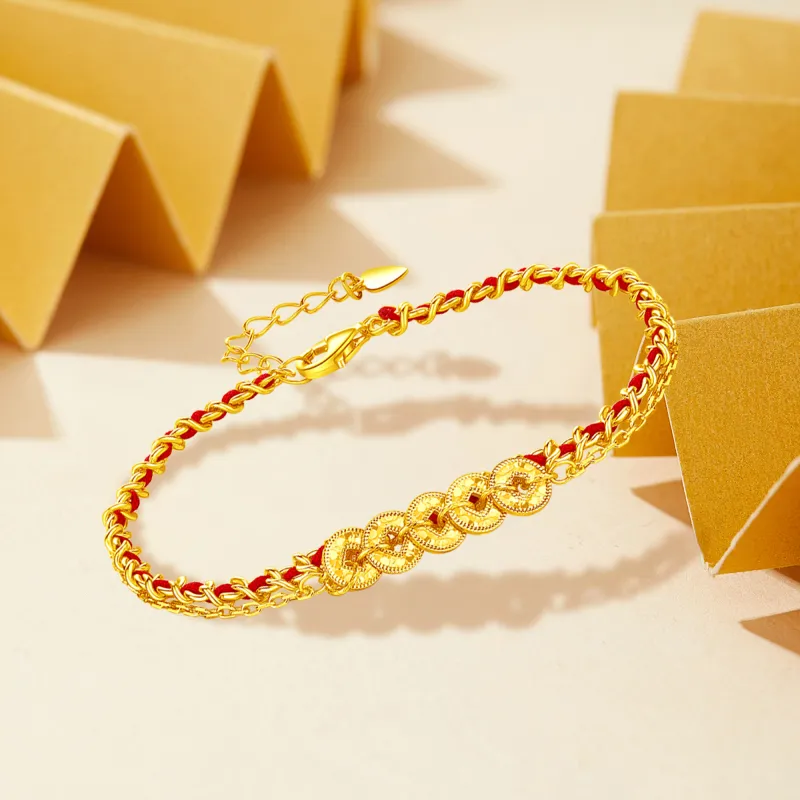 Lao Feng Xiang S925 Silver Bracelets Women's-1