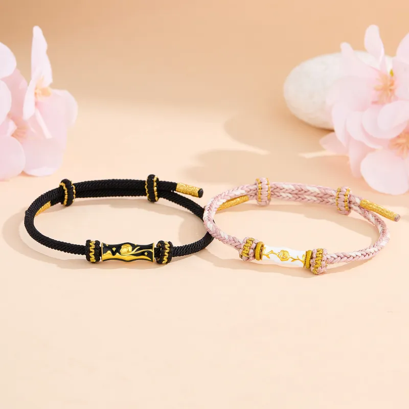 Lao Feng Xiang S925 Silver Bracelets Unisex-3