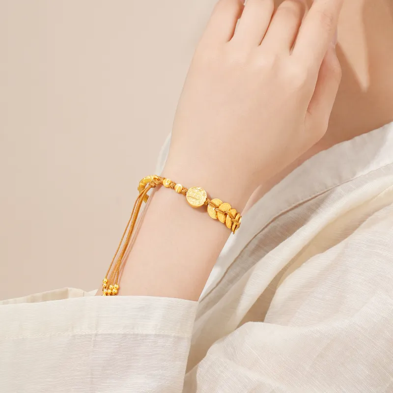 Lao Feng Xiang S925 Silver Bangles Women's-8