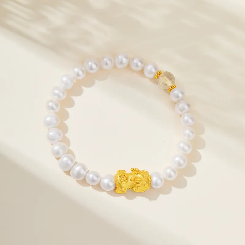 Lao Feng Xiang S925 Silver Bracelets Women's-1