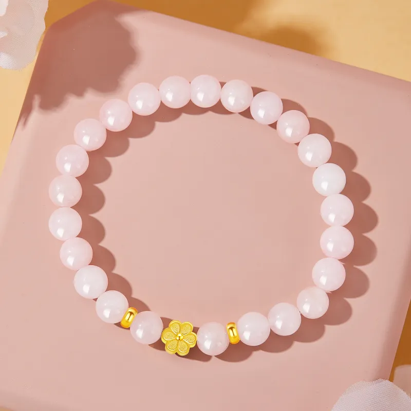 Lao Feng Xiang Natural Chalcedony Jade Bracelets Women's-3
